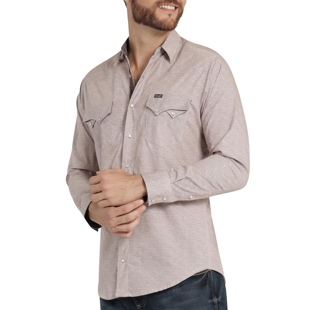 Foto 6 pulgar | Camisa Vaquera Hombre Wrangler Slim Fit Manga Larga 421 Azul Marino