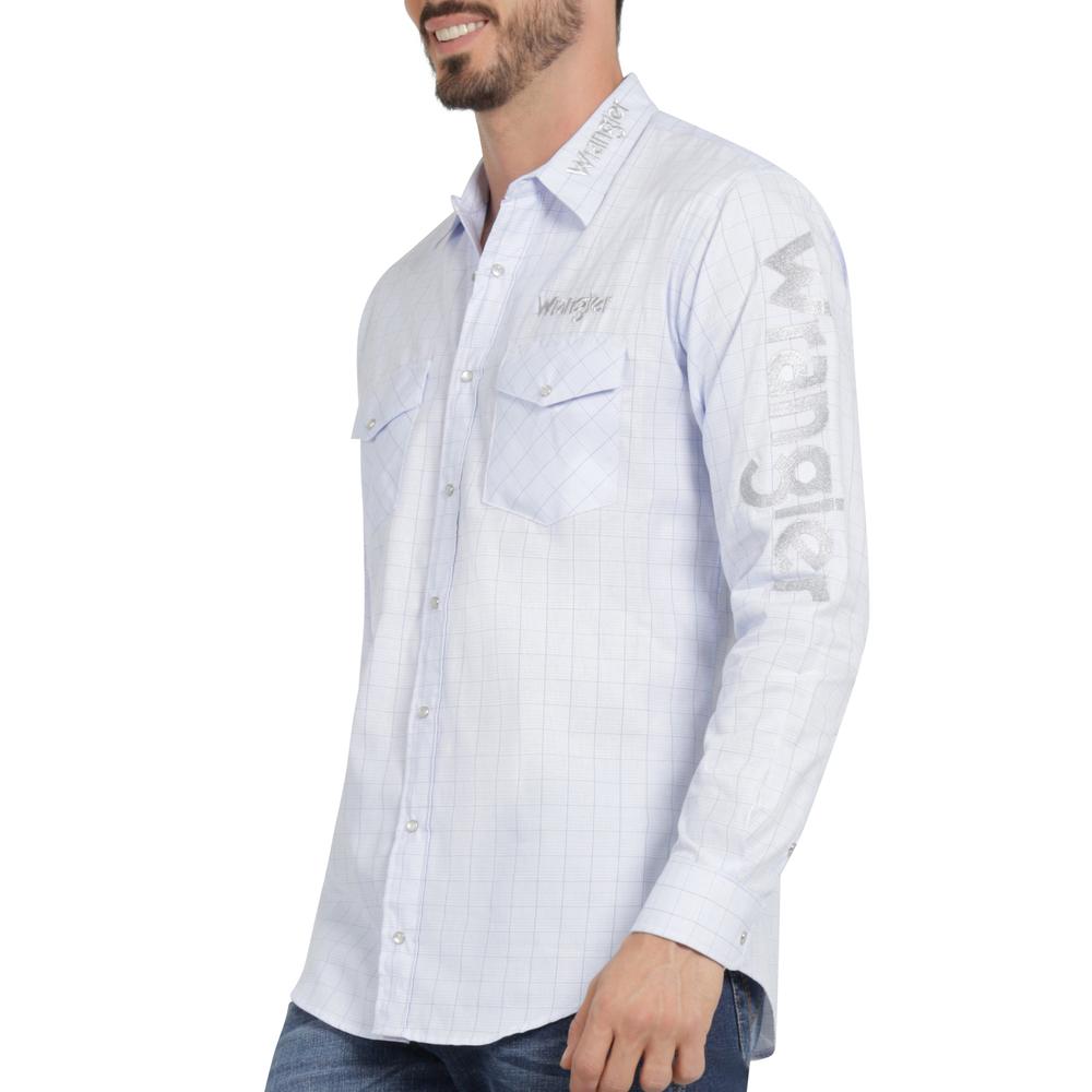 Foto 6 pulgar | Camisa Vaquera Hombre Wrangler Regular Fit Manga Larga 361 Azul