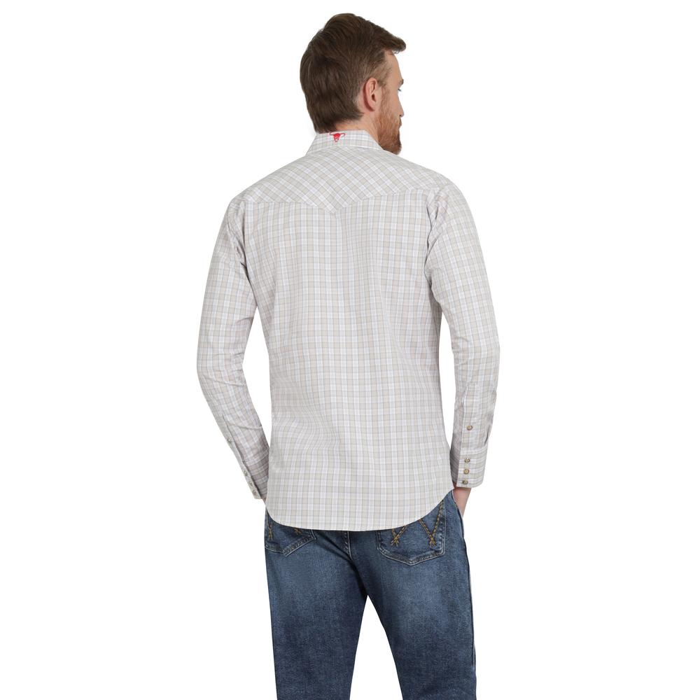 Foto 4 pulgar | Camisa Vaquera Hombre Wrangler Regular Fit Manga Larga 379 Beige