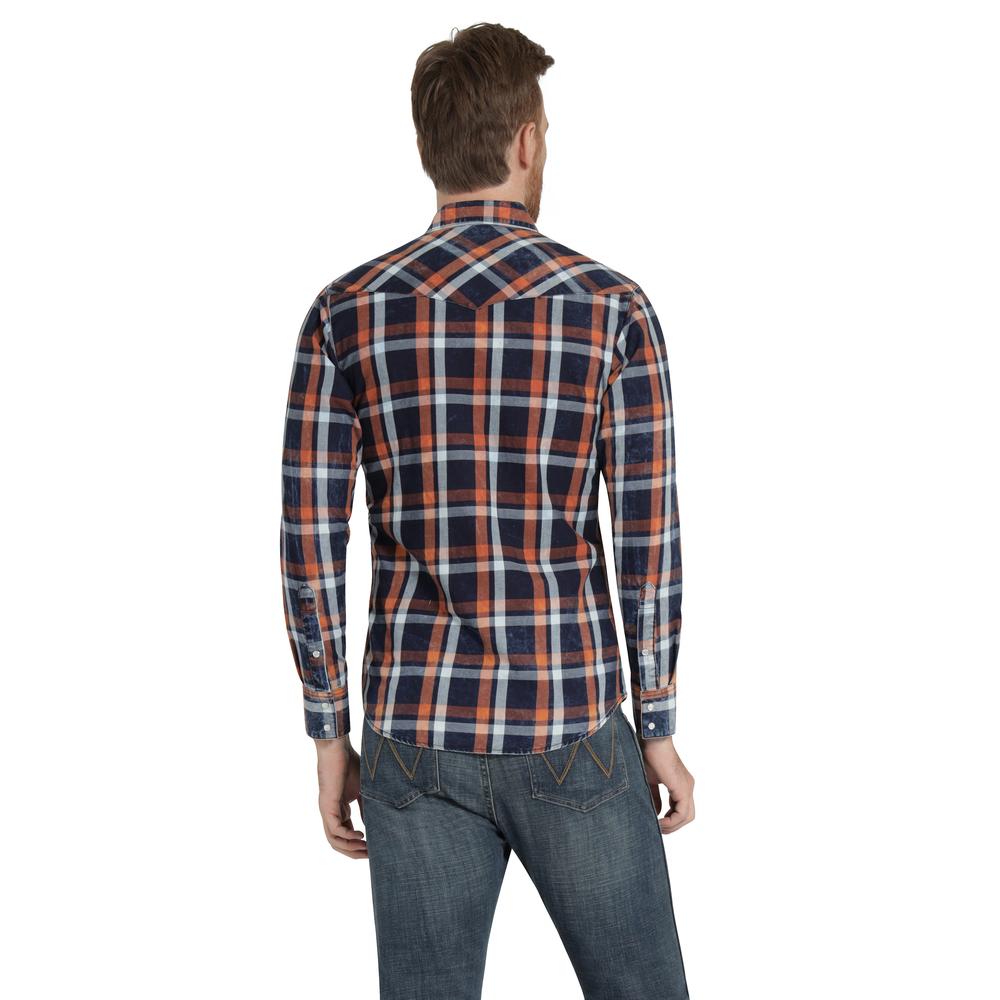 Foto 4 pulgar | Camisa Vaquera Hombre Wrangler Slim Fit Manga Larga 440 Azul Marino