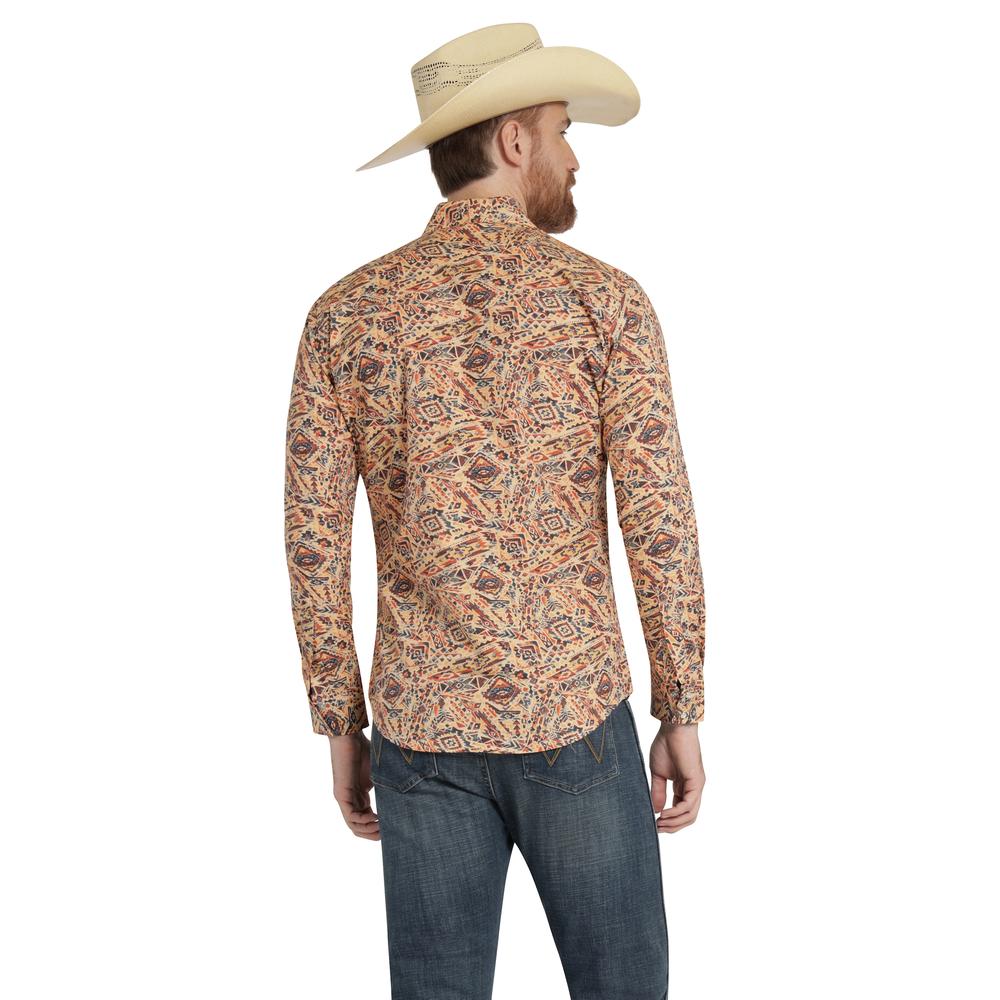 Foto 4 pulgar | Camisa Vaquera Hombre Wrangler Regular Fit Manga Larga 367 Beige