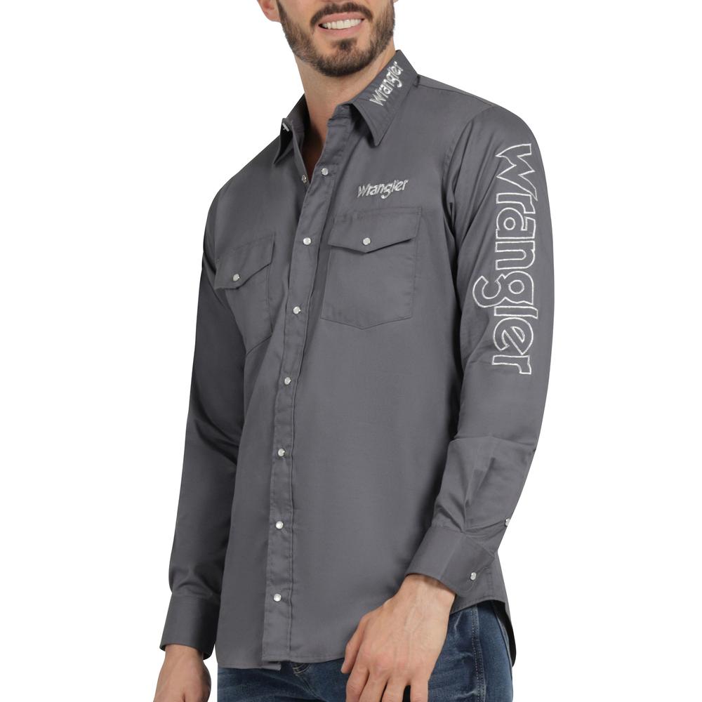 Foto 6 pulgar | Camisa Vaquera Hombre Wrangler Regular Fit Manga Larga 358 Azul