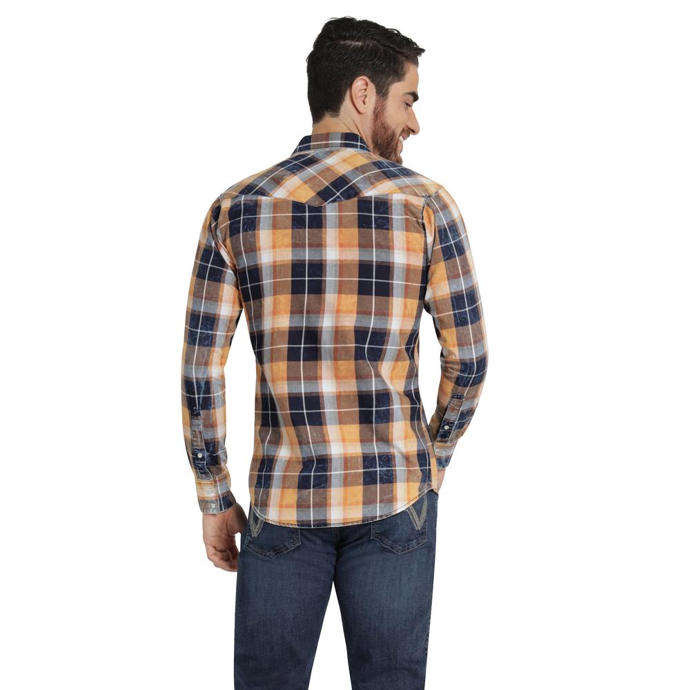 Foto 4 pulgar | Camisa Vaquera Hombre Wrangler Slim Fit Manga Larga 439 Rojo