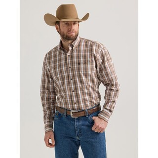 Foto 1 | Camisa Vaquera Hombre Wrangler Regular Fit Manga Larga 537 Multicolor