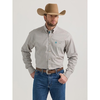 Foto 1 | Camisa Vaquera Hombre Wrangler Regular Fit Manga Larga 541 Multicolor