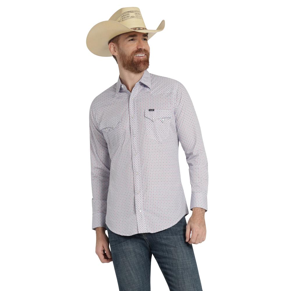 Camisa Vaquera Hombre Wrangler Slim Fit Manga Larga 441 Azul