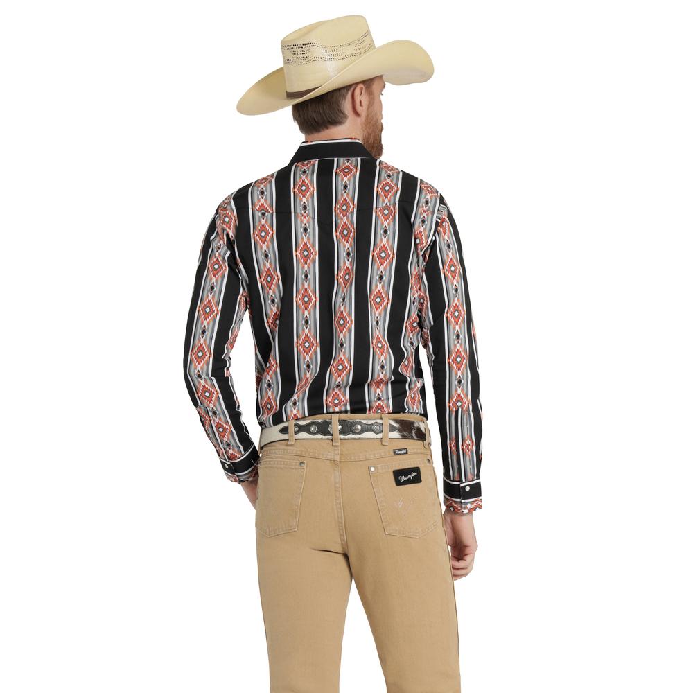 Foto 4 pulgar | Camisa Vaquera Hombre Wrangler Regular Fit Manga Larga 362 Negro