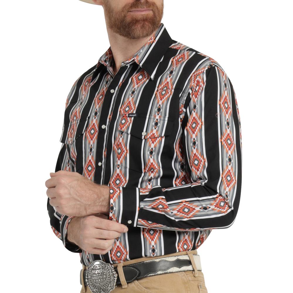 Foto 6 pulgar | Camisa Vaquera Hombre Wrangler Regular Fit Manga Larga 362 Negro