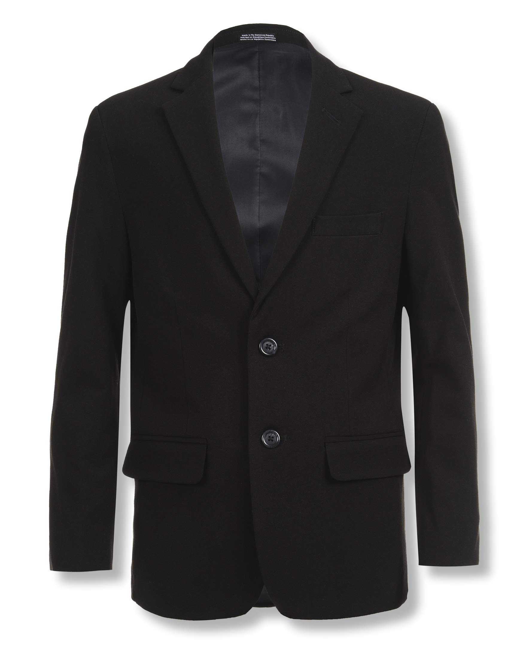 Blazer Calvin Klein Big Boys, Bielástico, Negro, Talla 20 - Venta Internacional.