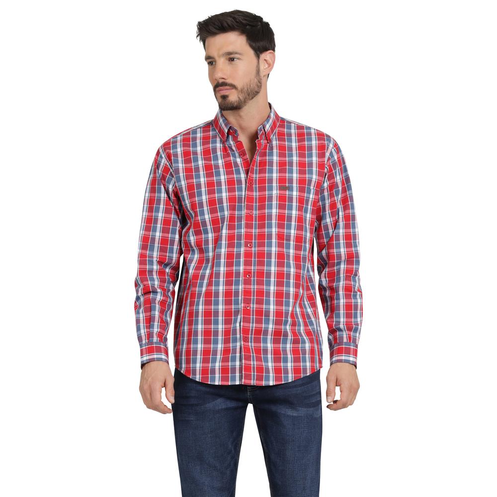 Foto 1 | Camisa Clásica Hombre Lee Regular Fit 245 Rojo