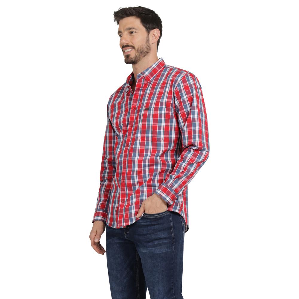 Foto 3 pulgar | Camisa Clásica Hombre Lee Regular Fit 245 Rojo