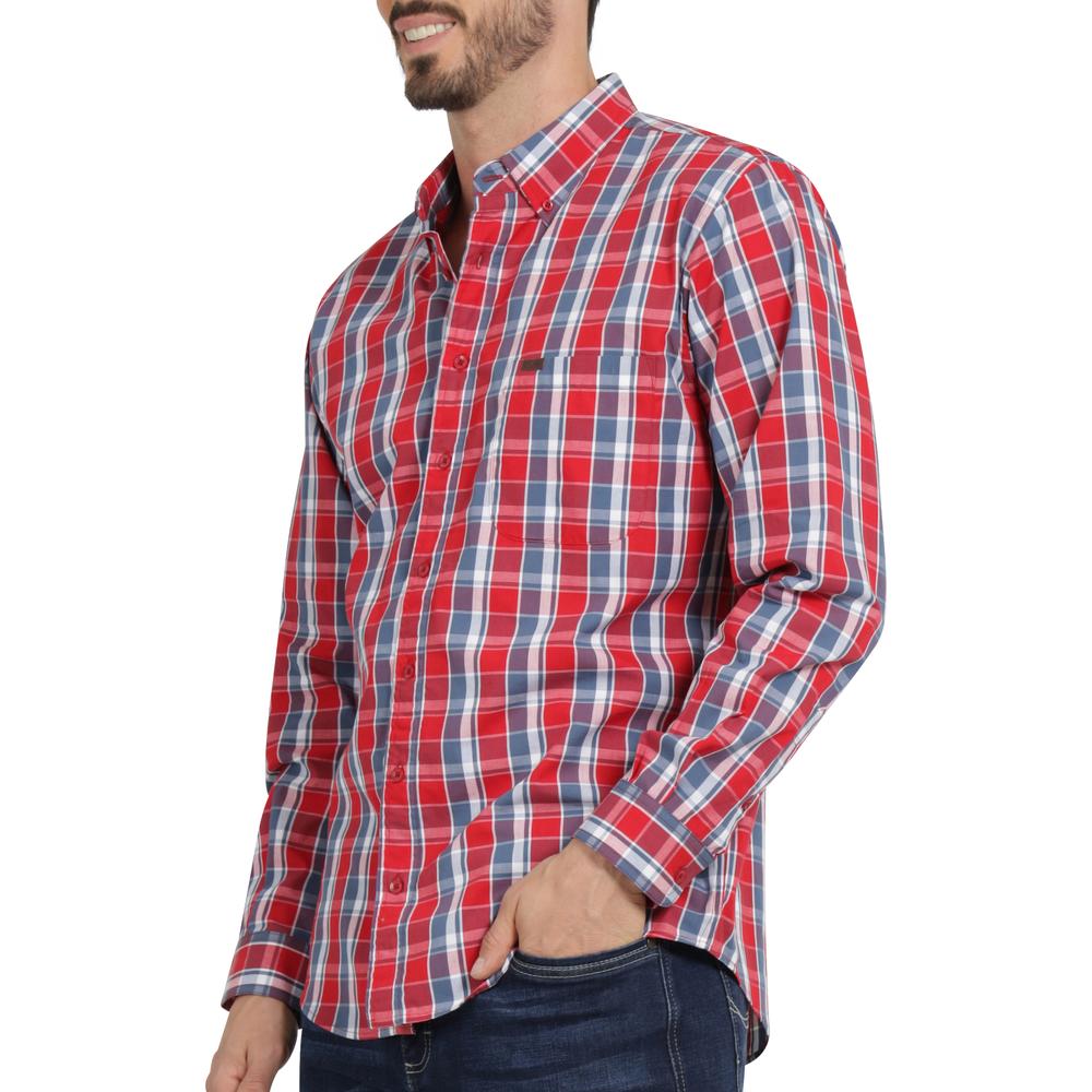 Foto 6 pulgar | Camisa Clásica Hombre Lee Regular Fit 245 Rojo