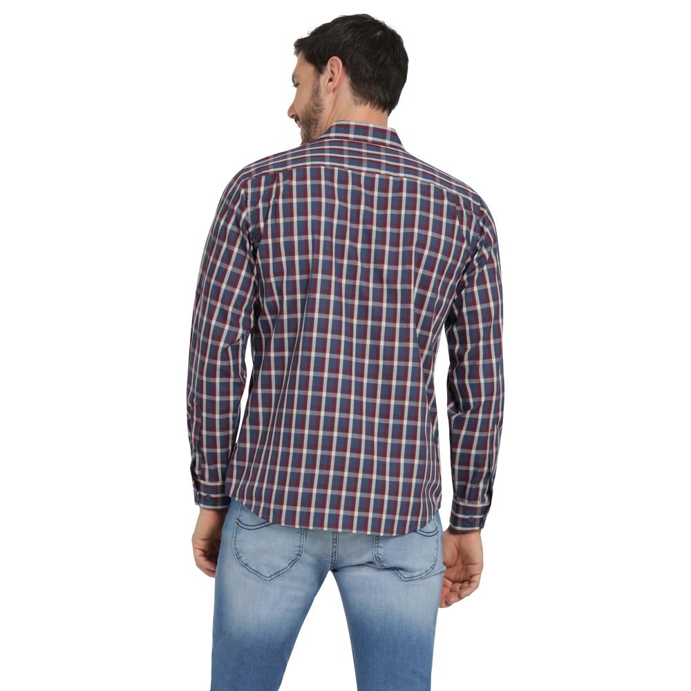 Foto 4 pulgar | Camisa Casual Hombre Lee Slim Fit 250 Vino