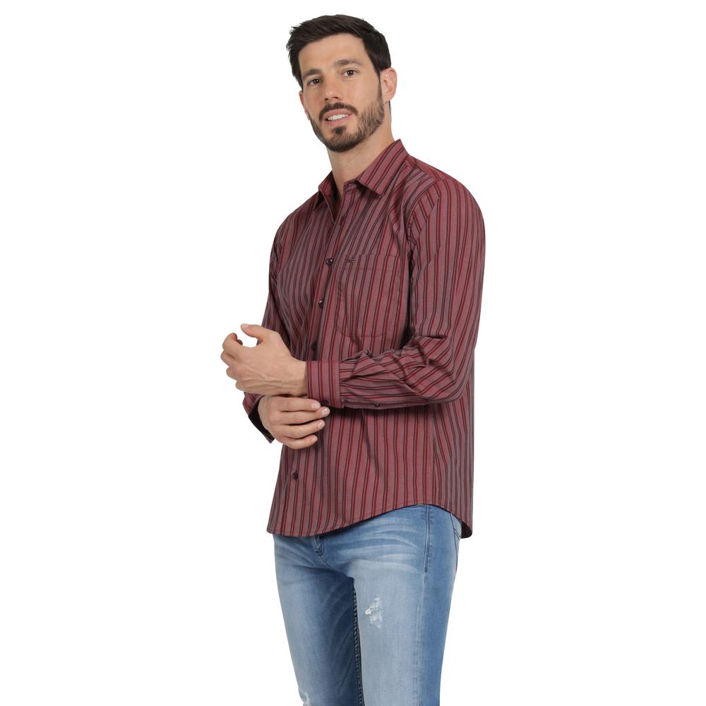 Foto 3 pulgar | Camisa Casual Hombre Lee Slim Fit 222 Rojo