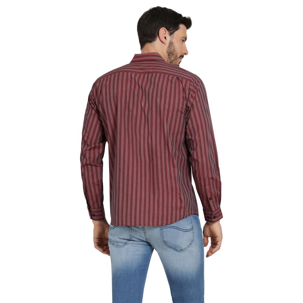 Foto 4 pulgar | Camisa Casual Hombre Lee Slim Fit 222 Rojo