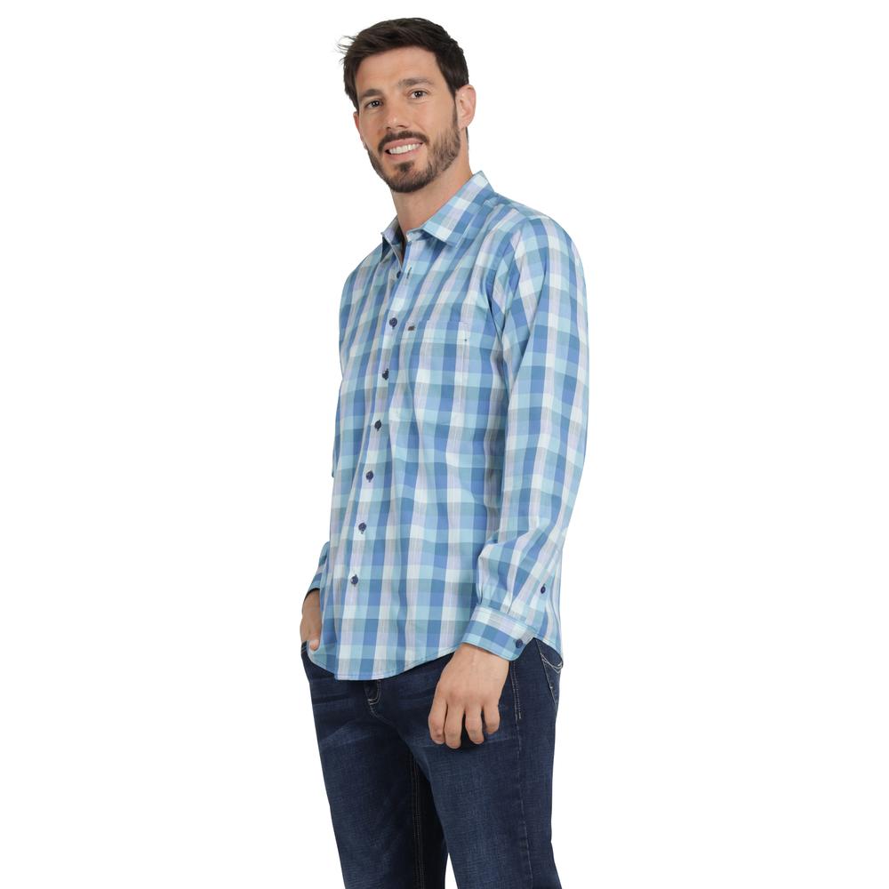 Foto 3 pulgar | Camisa Casual Hombre Lee Slim Fit 256 Turquesa