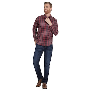 Foto 4 | Camisa Clásica Hombre Lee Regular Fit 166 Rojo