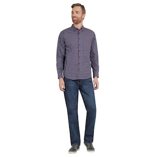 Foto 4 | Camisa Clásica Hombre Lee Regular Fit 132 Azul