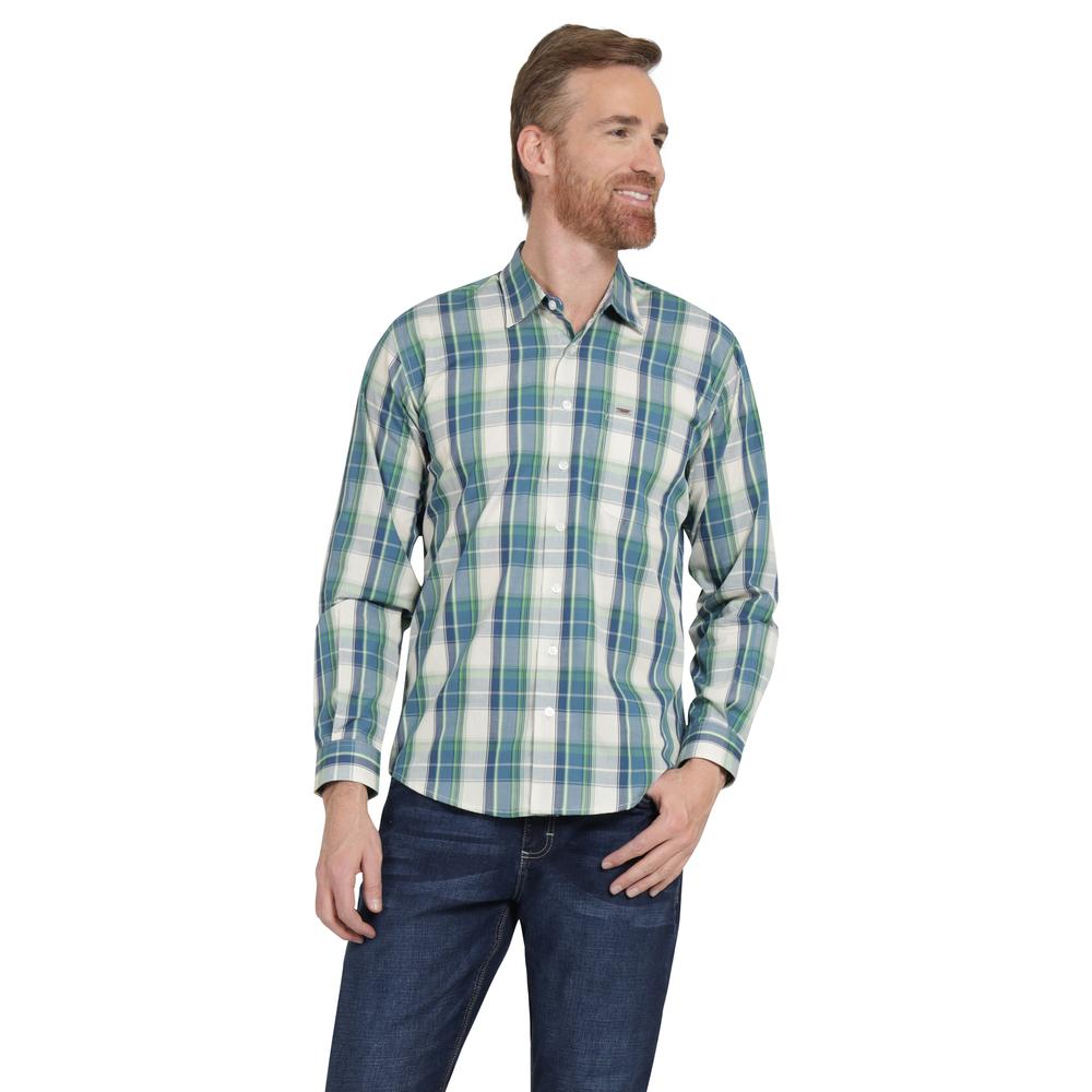 Foto 2 pulgar | Camisa Casual Hombre Lee Slim Fit 251 Verde