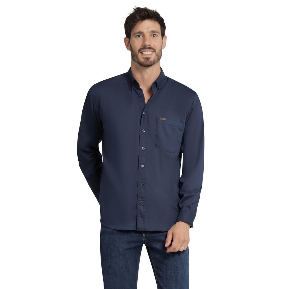 Camisa Clásica Hombre Lee Regular Fit 979 Azul Marino