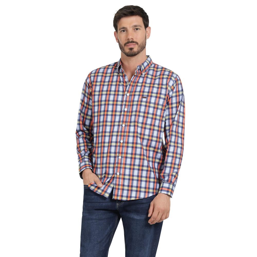 Foto 2 pulgar | Camisa Clásica Hombre Lee Regular Fit 220 Naranja