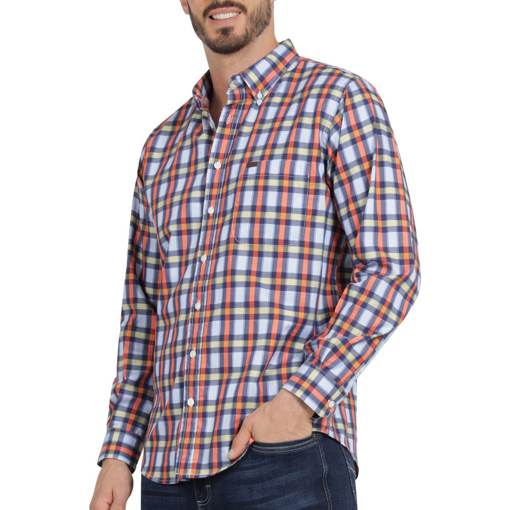 Foto 6 pulgar | Camisa Clásica Hombre Lee Regular Fit 220 Naranja