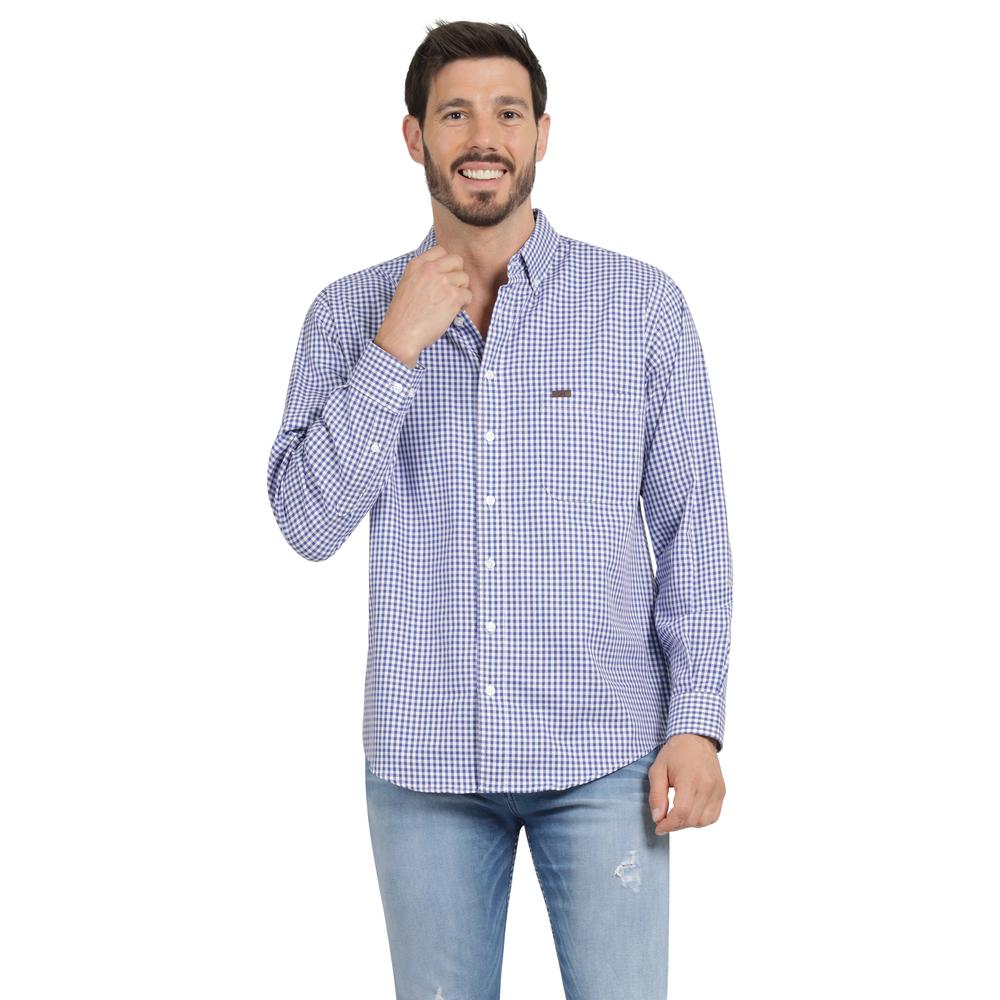 Foto 1 | Camisa Clásica Hombre Lee Regular Fit 141 Azul