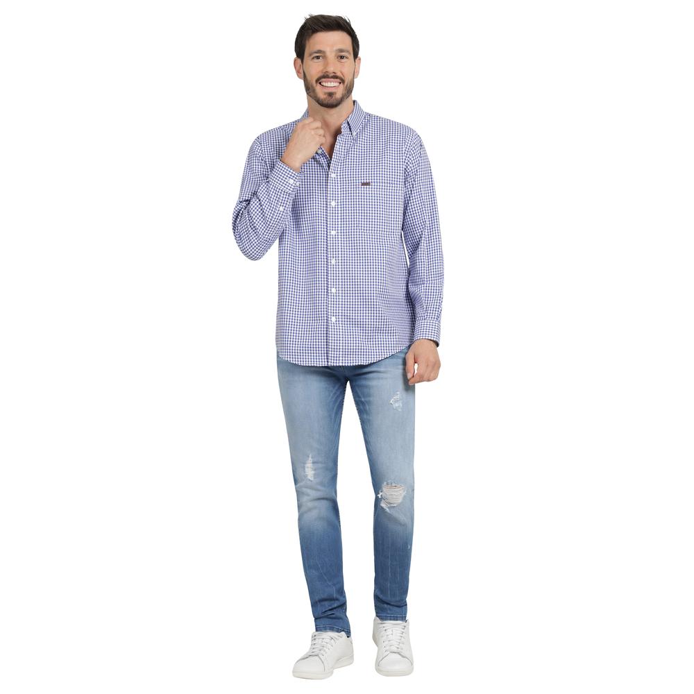 Foto 5 pulgar | Camisa Clásica Hombre Lee Regular Fit 141 Azul