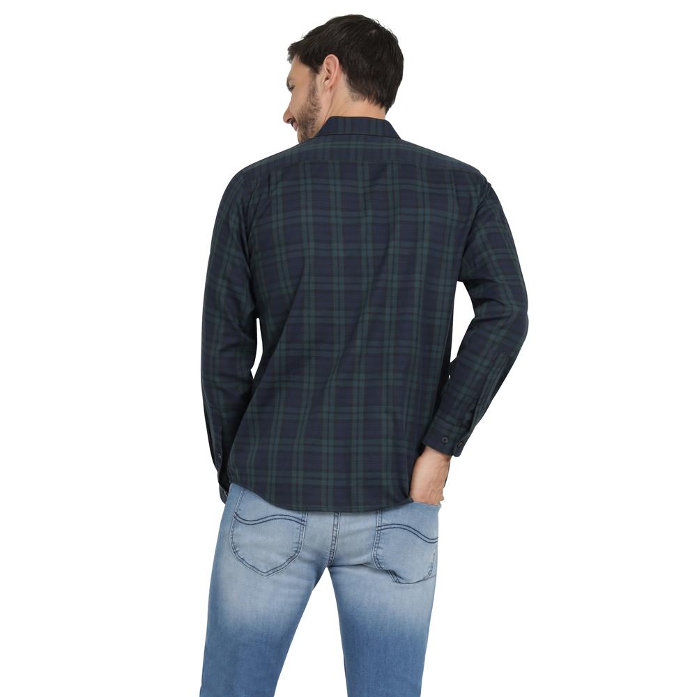 Foto 4 pulgar | Camisa Casual Hombre Lee Slim Fit 249 Verde