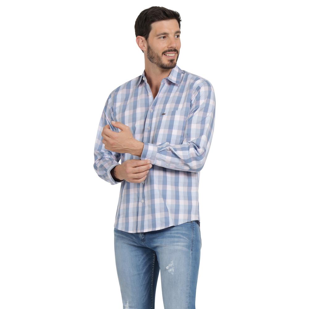 Foto 3 pulgar | Camisa Casual Hombre Lee Slim Fit 223 Azul