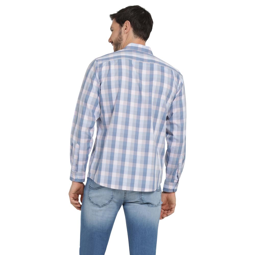 Foto 4 pulgar | Camisa Casual Hombre Lee Slim Fit 223 Azul