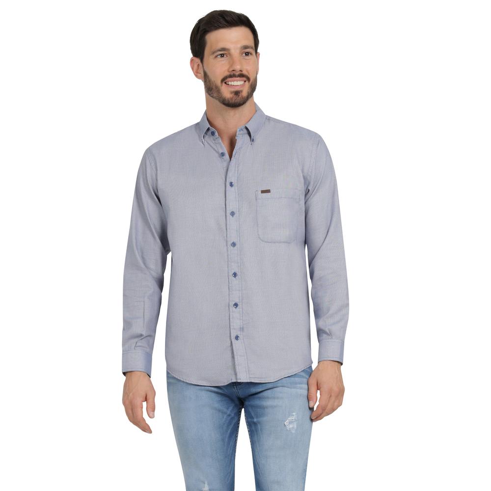 Foto 2 pulgar | Camisa Clásica Hombre Lee Regular Fit 241 Azul