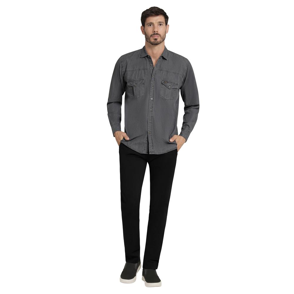 Foto 5 pulgar | Camisa Casual Hombre Lee Slim Fit 261 Negro