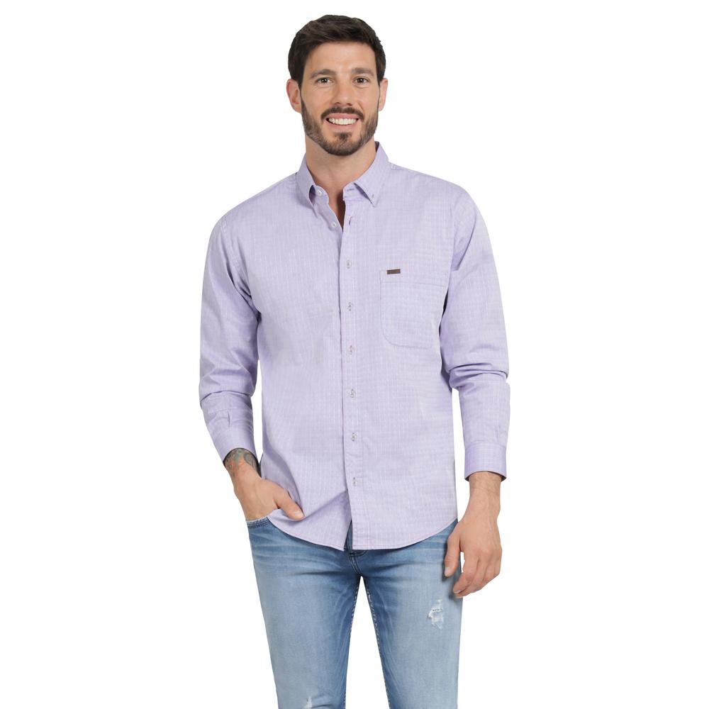 Foto 2 pulgar | Camisa Clásica Hombre Lee Regular Fit 242 Violeta