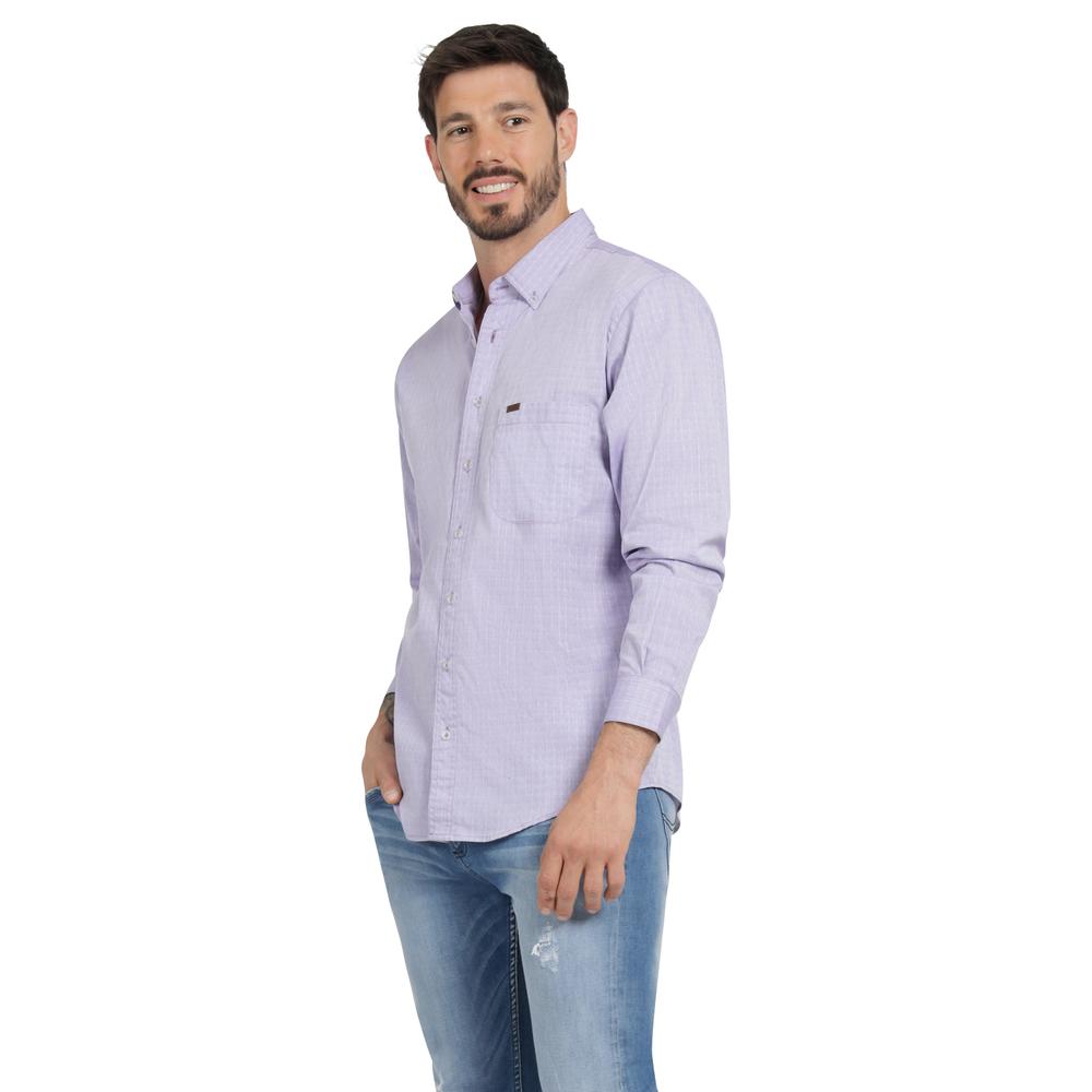 Foto 3 pulgar | Camisa Clásica Hombre Lee Regular Fit 242 Violeta