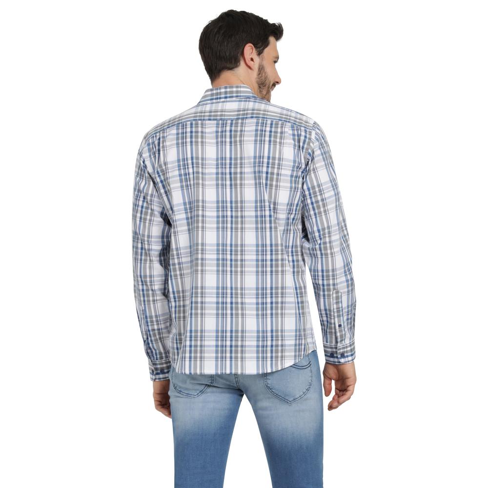 Foto 4 pulgar | Camisa Casual Hombre Lee Slim Fit 258 Azul Marino