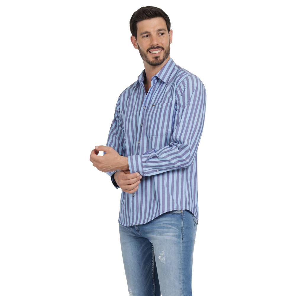 Foto 3 pulgar | Camisa Casual Hombre Lee Slim Fit 259 Azul