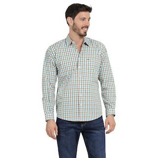 Foto 1 | Camisa Casual Hombre Lee Slim Fit 255 Cafe
