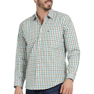 Foto 5 | Camisa Casual Hombre Lee Slim Fit 255 Cafe