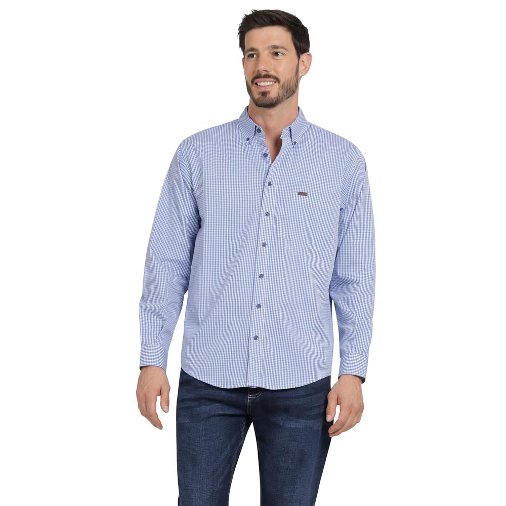 Camisa Clásica Hombre Lee Regular Fit 212 Azul