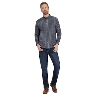 Foto 4 | Camisa Clásica Hombre Lee Regular Fit 144 Azul Marino