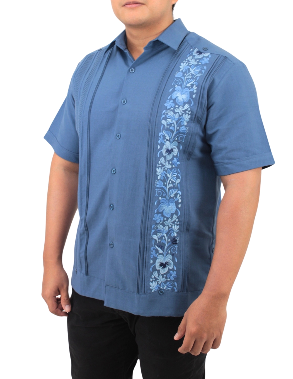 Foto 2 | Guayabera Teya Artesanal Manga Corta Para Hombre