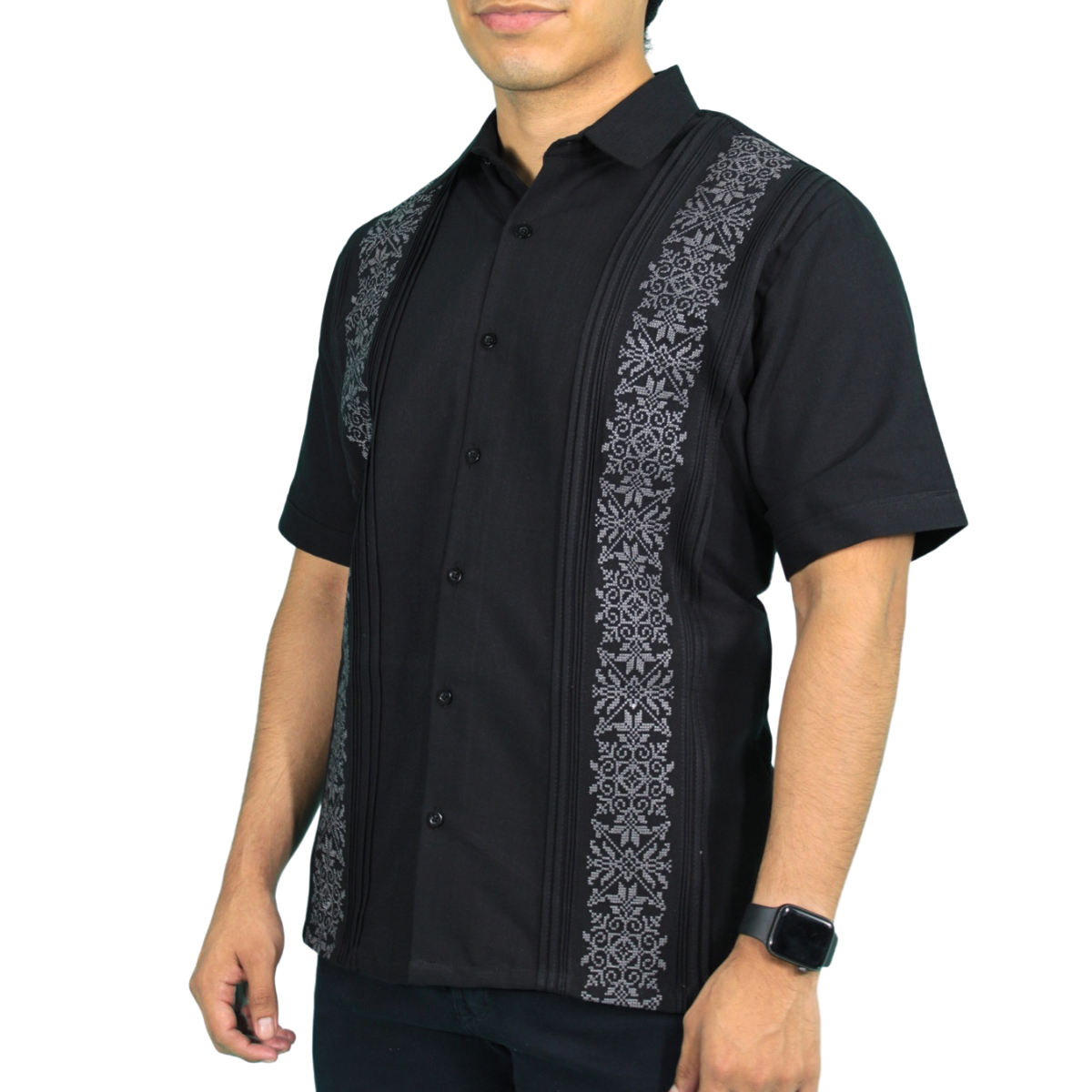 Foto 3 pulgar | Guayabera Teya Artesanal Manga Corta Para Hombre