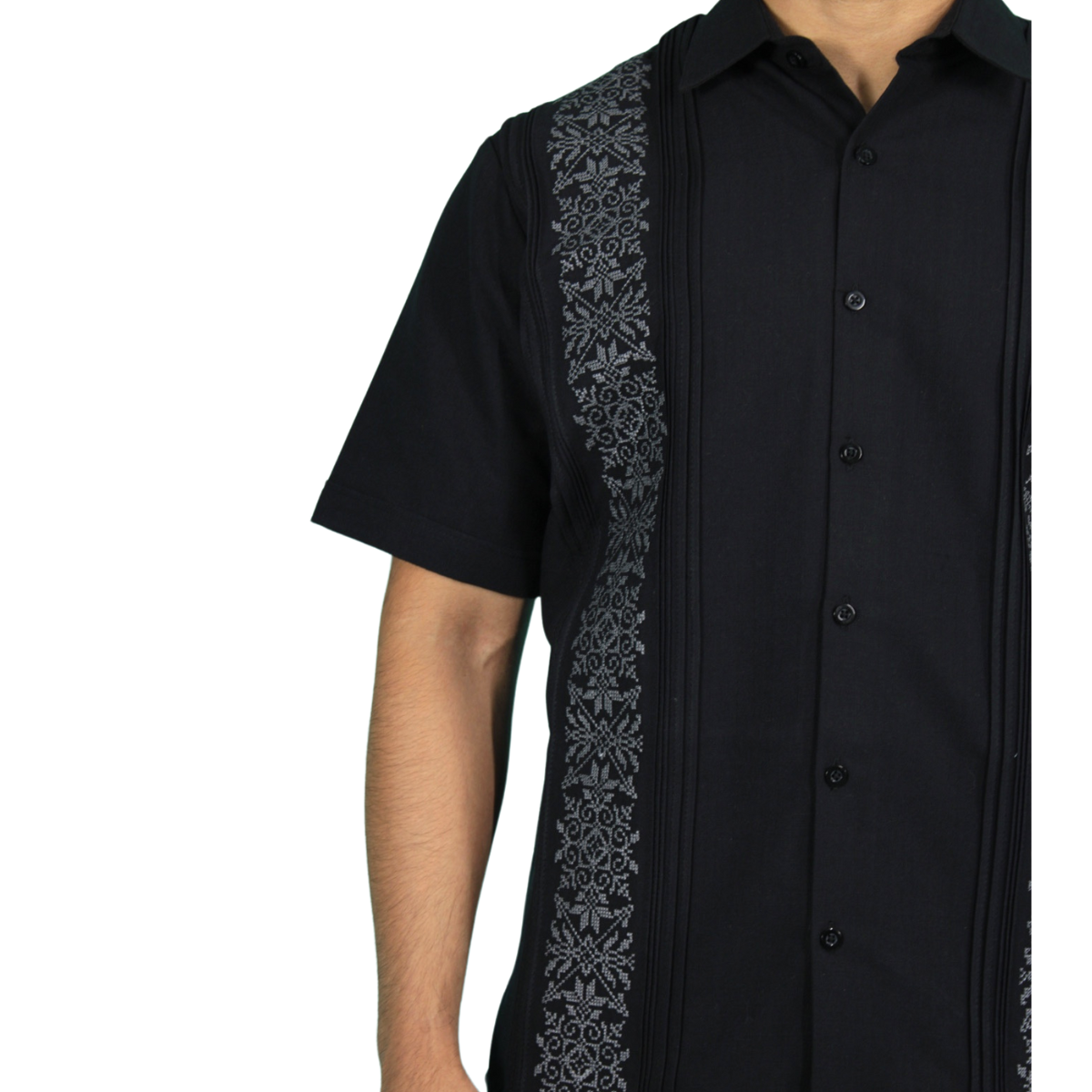 Foto 5 pulgar | Guayabera Teya Artesanal Manga Corta Para Hombre