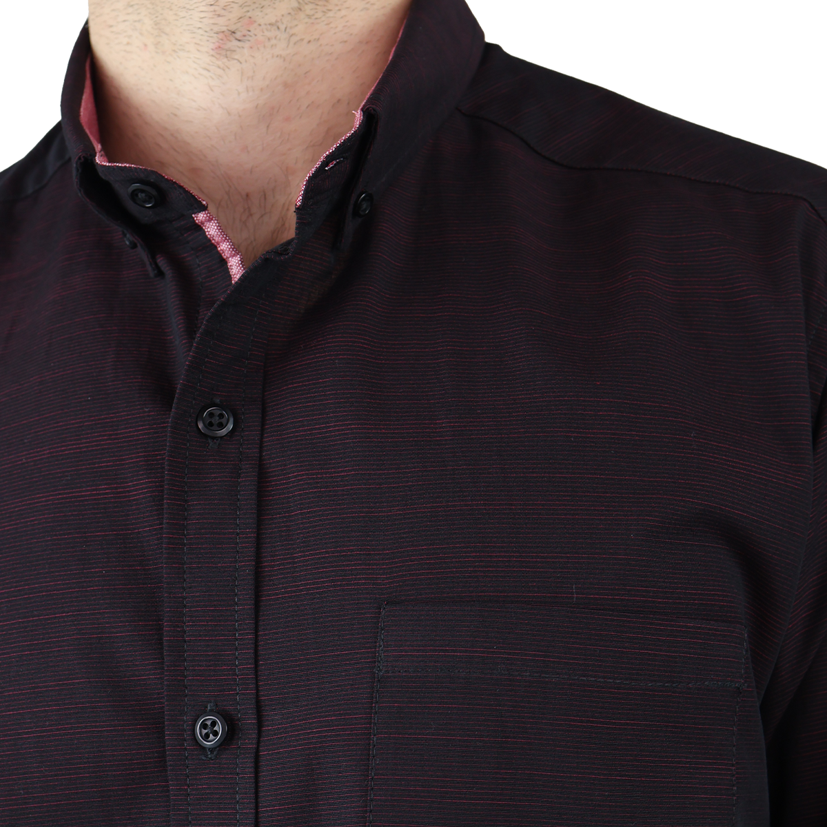 Foto 6 | Camisa Rams Cottons Manga Larga para Hombre