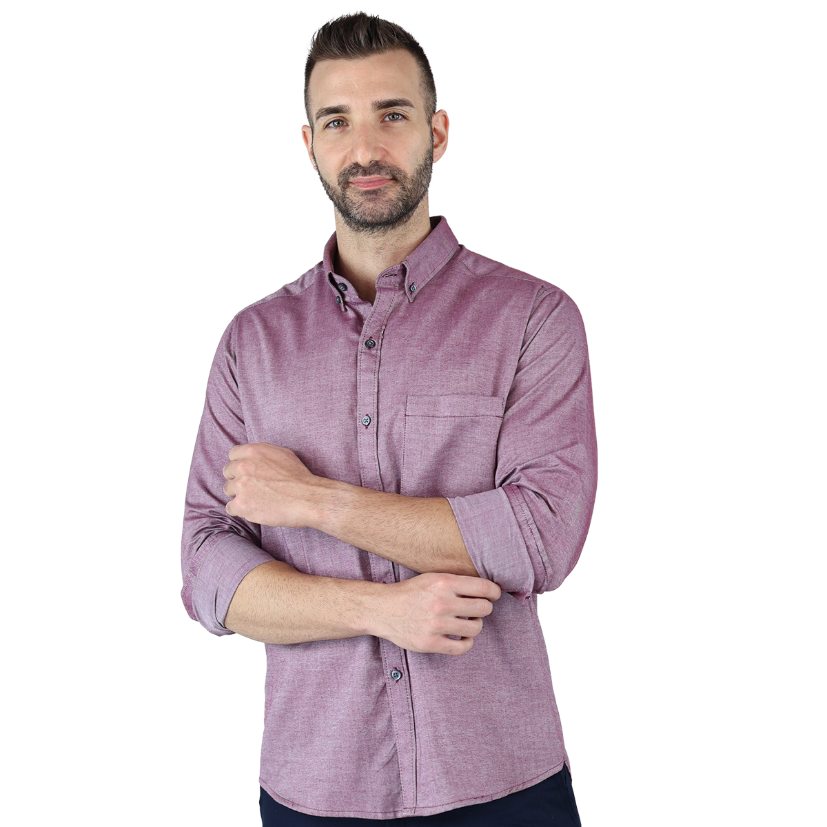 Foto 5 pulgar | Camisa Rams Cottons Manga Larga para Hombre