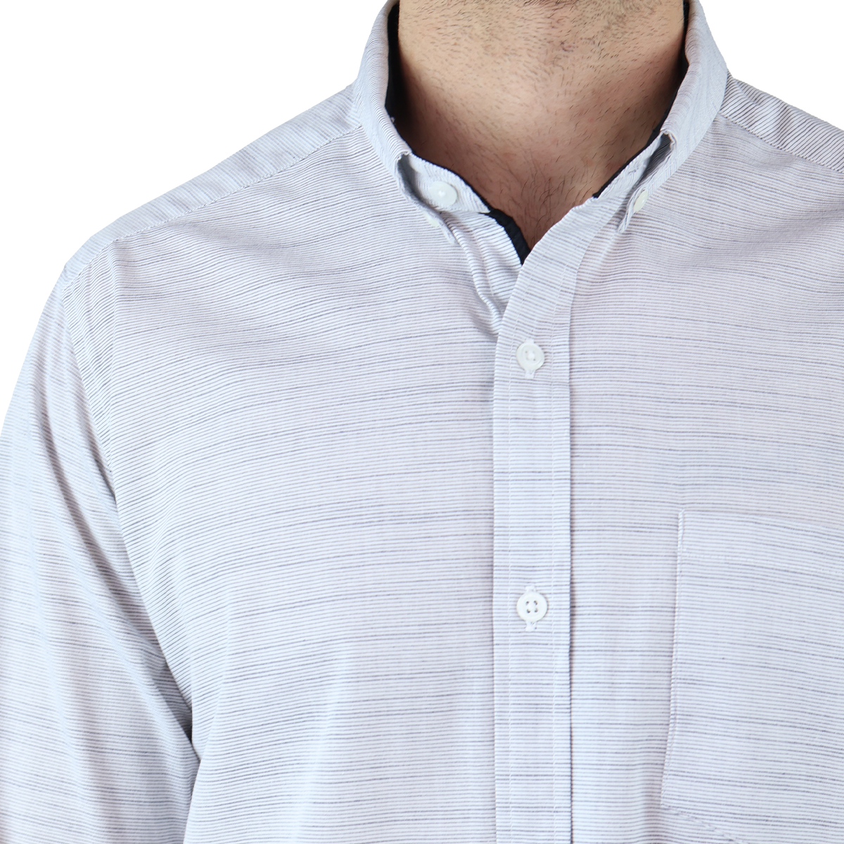 Foto 5 | Camisa Rams Cottons Manga Larga para Hombre