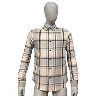Foto 3 | Camisa Estampado Rayas De Algodón Para Caballero Lsn