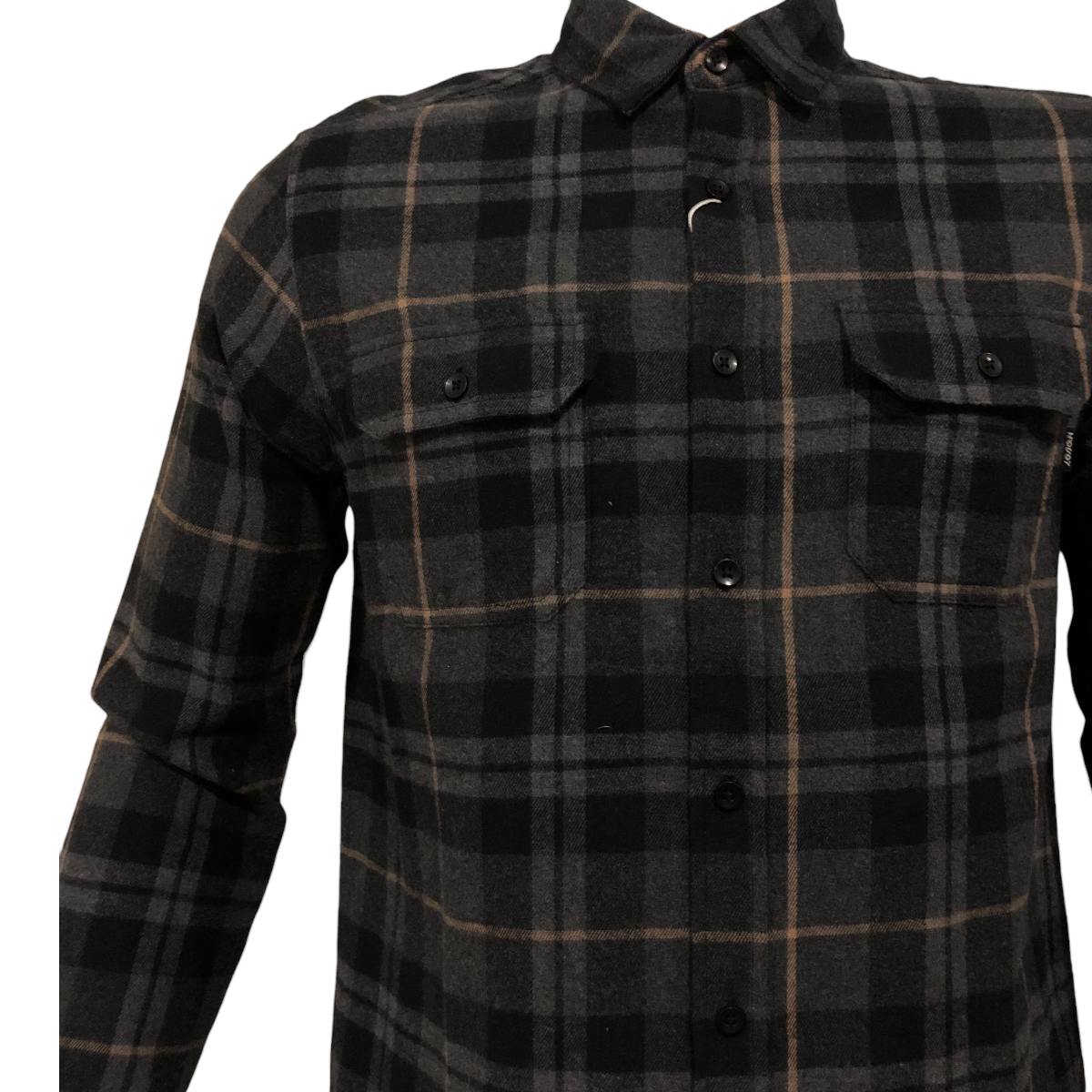 Foto 3 | Camisa Losan Gris Oscuro para Hombre