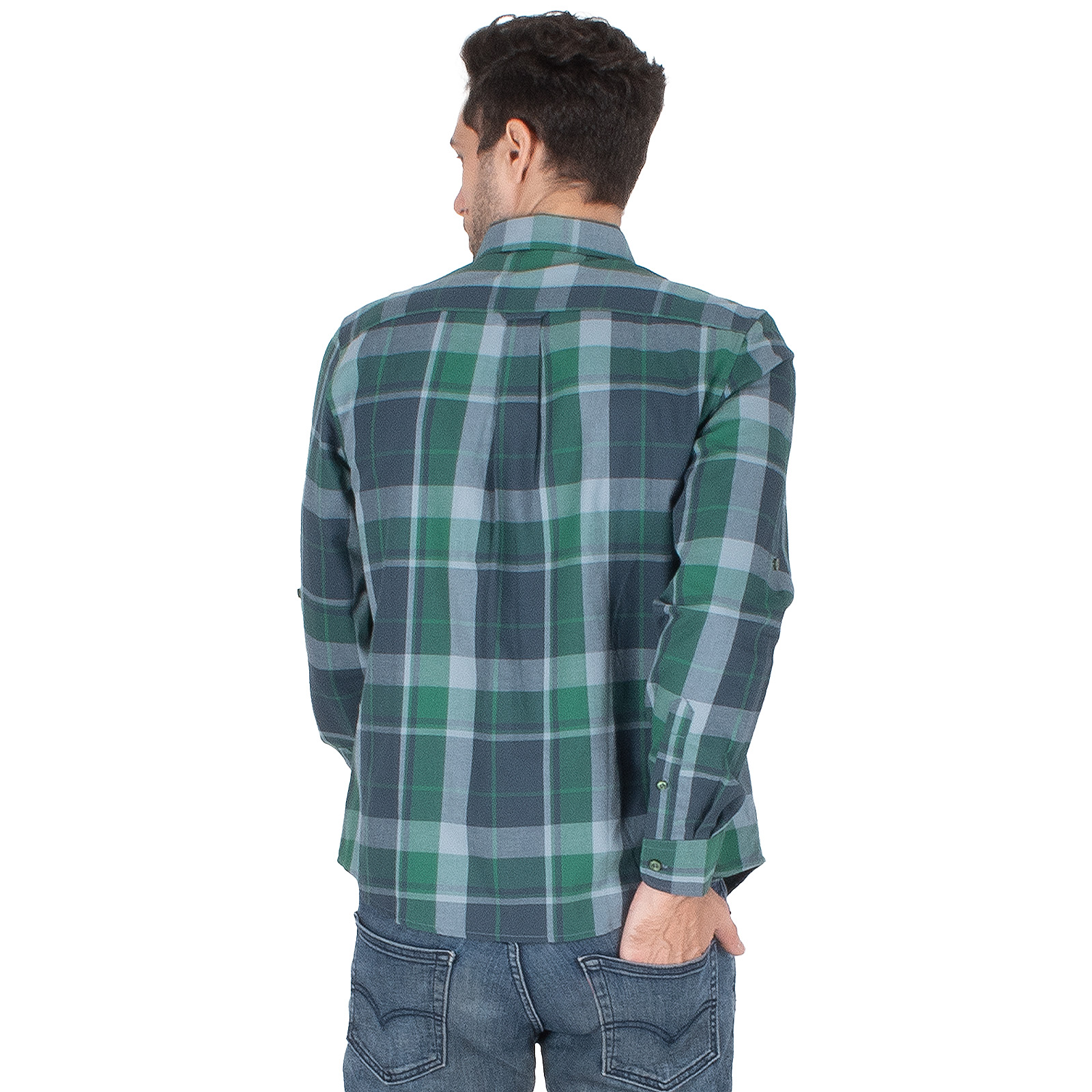 Foto 2 | Camisa Generra A Cuadros Para Hombre Nueva Temporada